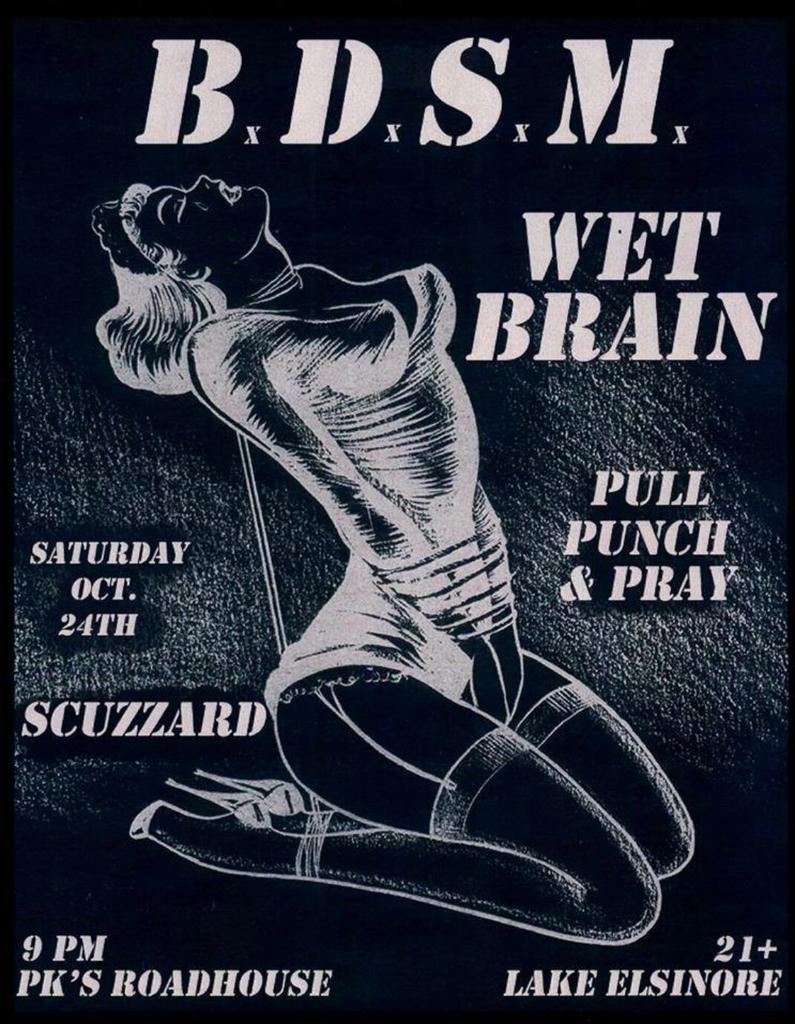 BDSMband's tweet photo. Last show for a while whilst we write/record n Shit.  Get there, 21+  $5 https://t.co/T9RigyQFL1