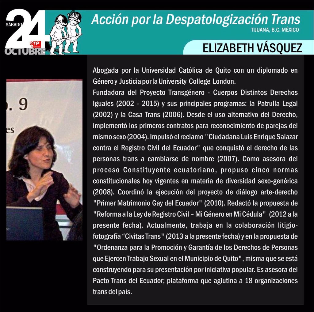 transfeministas's tweet photo. 4pm Tijuana - 6pm Quito, Casas Trans hermanas en acción conjunta por la despatologización. #STP2015 https://t.co/A5HLzCZGrC