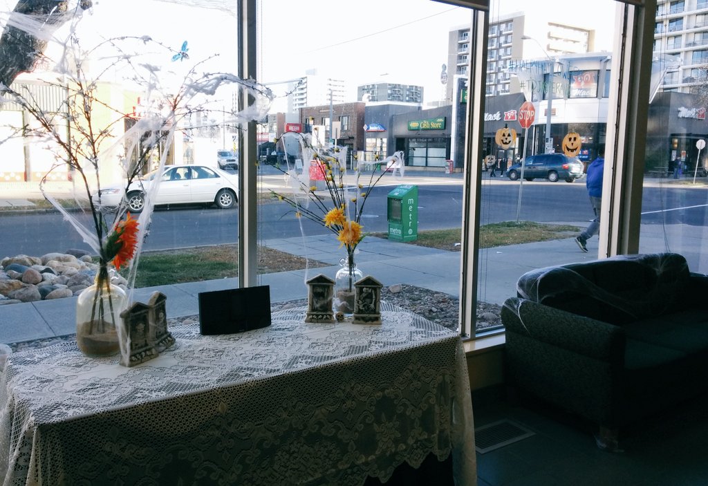 A spooky breeze is blowing into #TDJasperAve c/o <a href="/bananenfreiheit/">Amber Jamieson</a>  Don't let us scare you off! #Arachnophobia