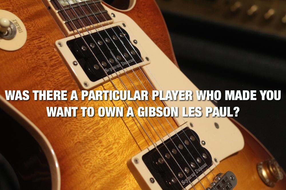 SeymourDuncan's tweet photo. Les Paul fans: Was there a particular guitarist who made you go "Whoa. I need a Les Paul"? https://t.co/Ot3raVjwxa