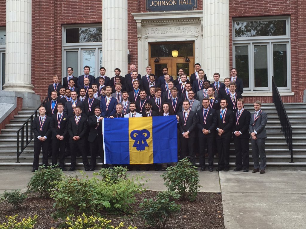 UOfsl's tweet photo. Congratulations to the men of @OregonDU who officially rechartered today! @deltaupsilon https://t.co/Vyots0OIxX