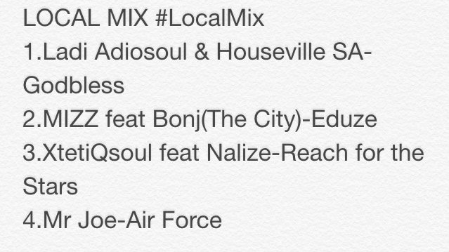 RealMrJoe's tweet photo. thanks everybody that tuned into The #localMix #urbanbeat #metrofm!!! #housemusic https://t.co/dxxASIjMbB