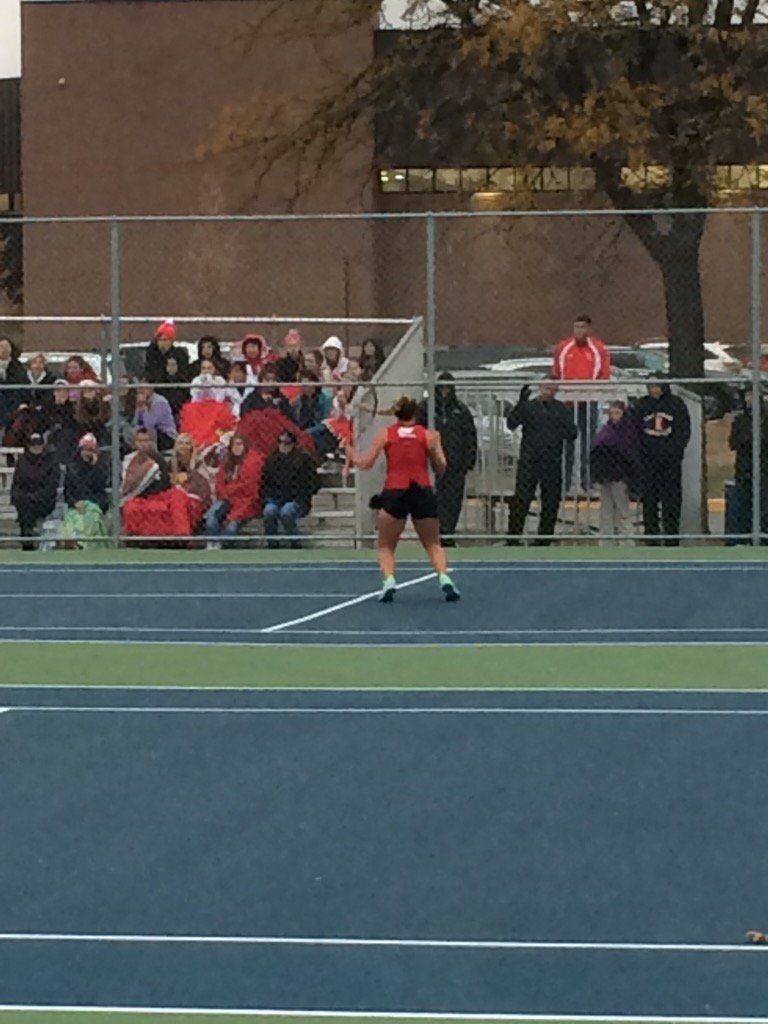 RedDevilsAD's tweet photo. State Tennis update. Bella Lorenzini is the State Singles Champ!!!! First HCHS singles champ in 30 years! https://t.co/41KN5h3U7p