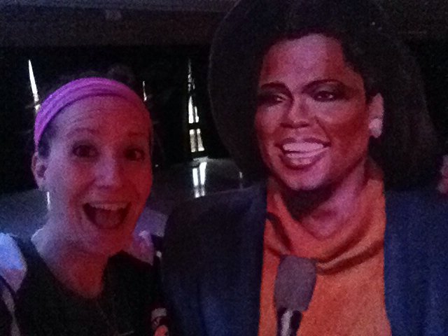 SaraBethOC's tweet photo. Setting up the homecoming dance with Oprah. @2016HuronExec @HuronHighA2 #huronhoco https://t.co/w3Sbhyqg5U