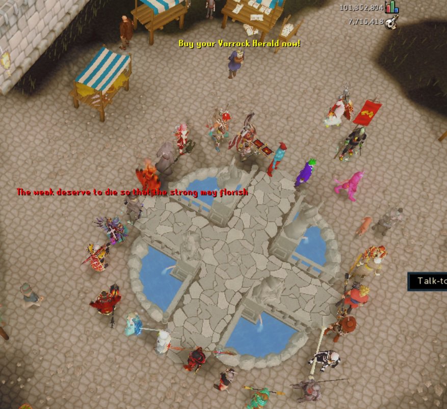EvilsLittleEmo's tweet photo. Annual Zamorak Cult Halloween Parade. Bringing chaos 2 you. @RuneScape @JagexNeena @ZamorakCult #Zamorak #Runescape https://t.co/aBnOgAED8J