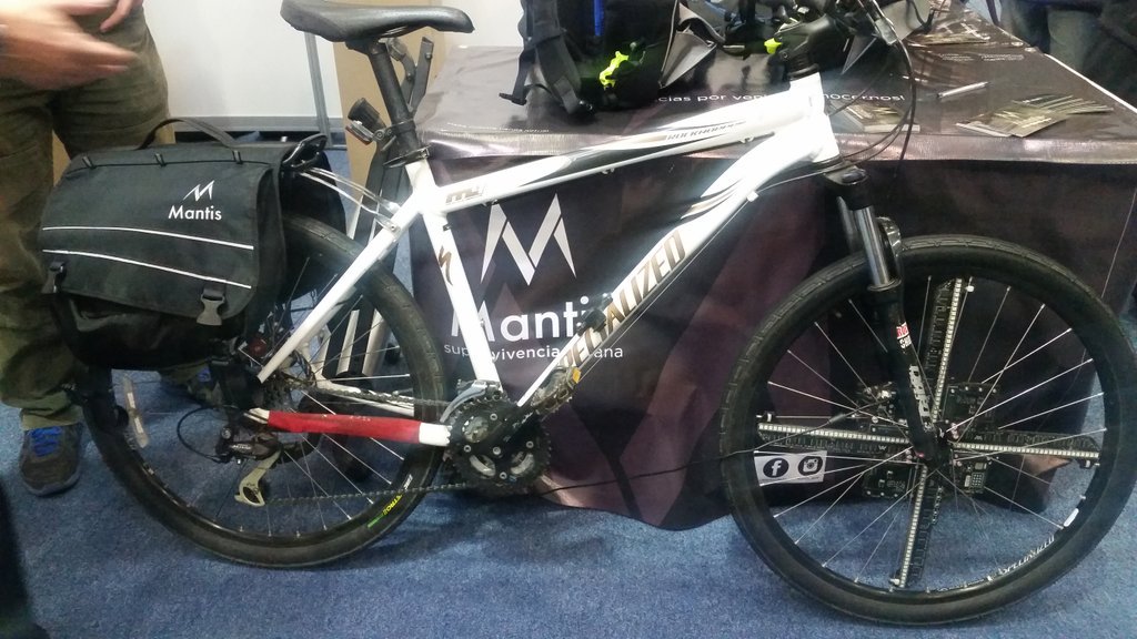 Nuestra alforja "camello" en exhibición durante <a href="/BiciExpoOficial/">BiciExpo.- Oficial</a>  ¡Aún puedes visitarnos! Stand B412