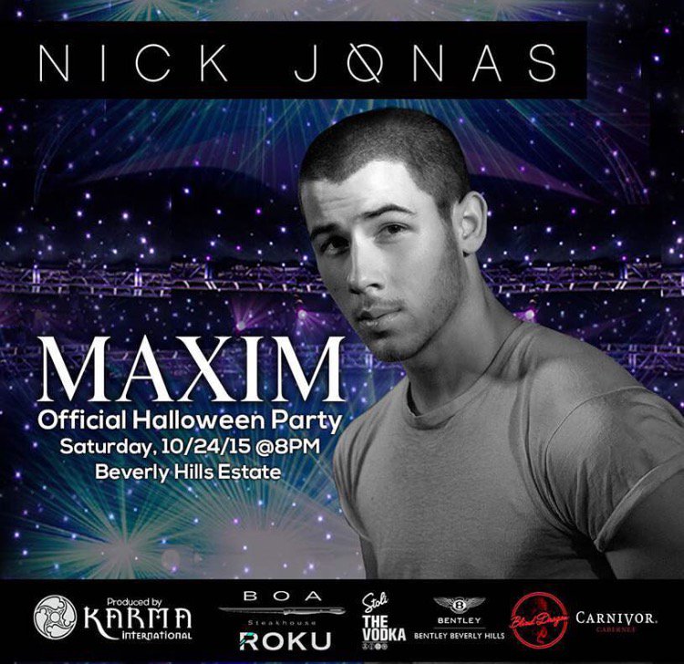 BOASteakhouse's tweet photo. Tonight's the night - MAXIM Official #Halloween 2015 - #maximhalloween #beverlyhills #ROKUSunset #BOASteak https://t.co/UzxVq0WGAP