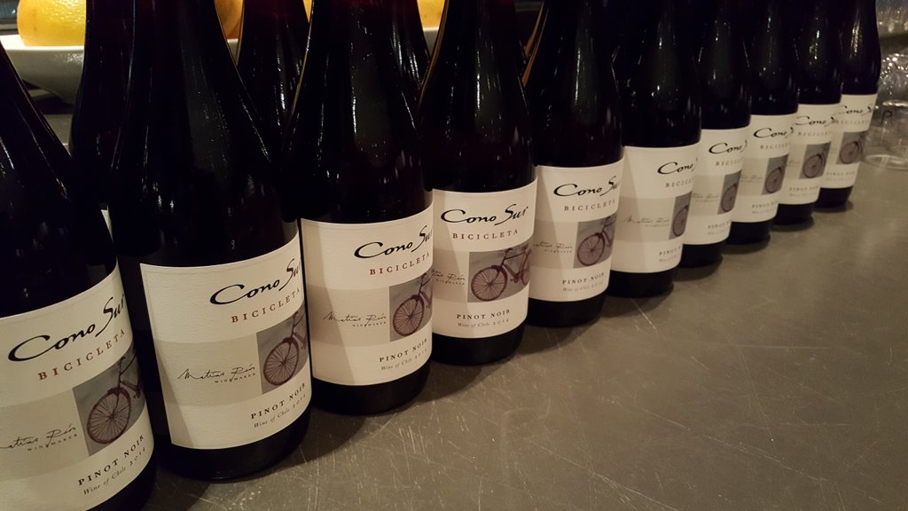 Appropriate wine for this event....<a href="/ConoSurWines/">Cono Sur Wines</a>  #FondoHincapie