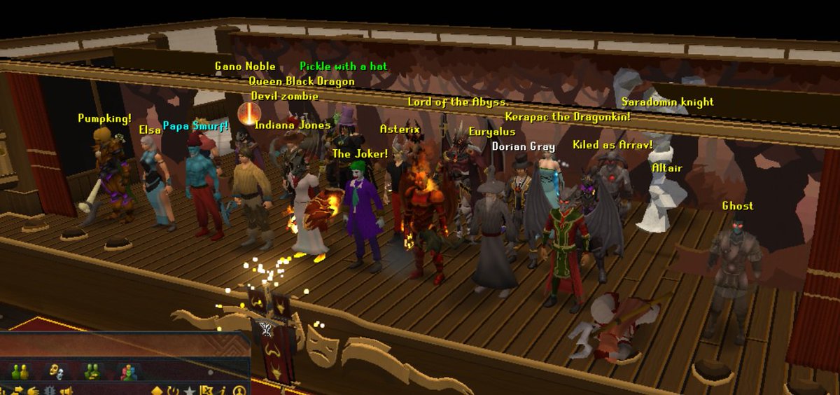 EvilsLittleEmo's tweet photo. Zamorak Cult Annual Halloween Costume Contest. @ZamorakCult #Zamorak #runescape @RuneScape Great mix of costumes!! https://t.co/exQQA6Q80l