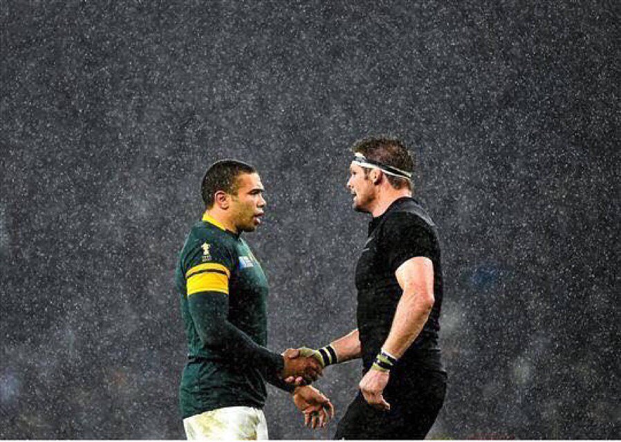 Rugby, a gentleman's game! #rwc2015 #springbokrugby #proudlysouthafrican #nzlvrsa