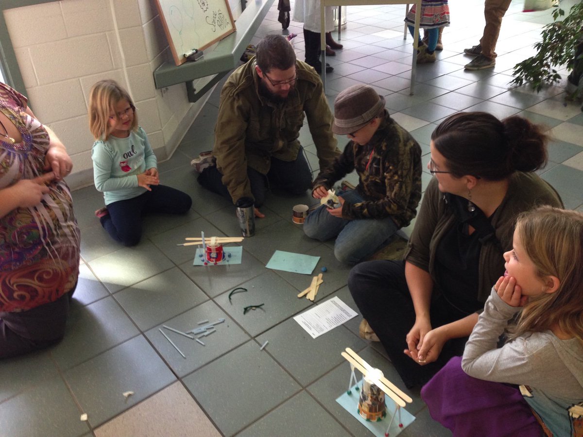 PraxisMedHat's tweet photo. Fun with the @Medalta bridge construction event at the Praxis Family Science Olympics today #medhat #SciTechWeek https://t.co/NUz1kD0WoZ