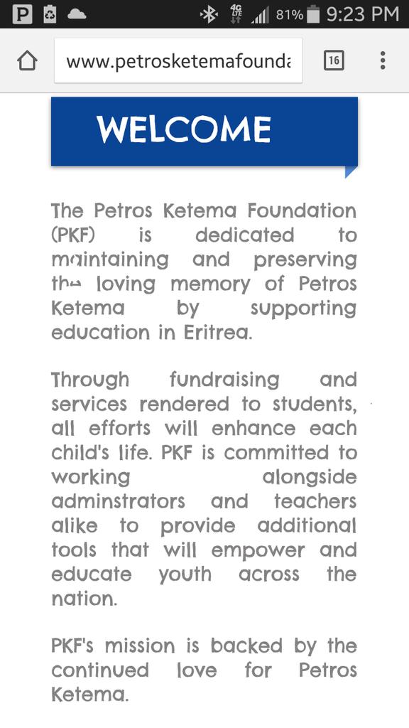 Semhar's tweet photo. Donate to honor the life of #nextgen #Eritrea|n-Am we lost way too soon: https://t.co/vIjY7nvUMS https://t.co/UberoM10L5 cc: @Ginbarina #US