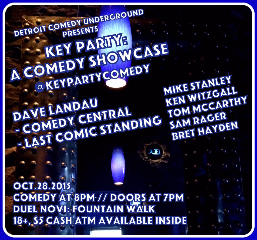 KeyPartyComedy tweet picture