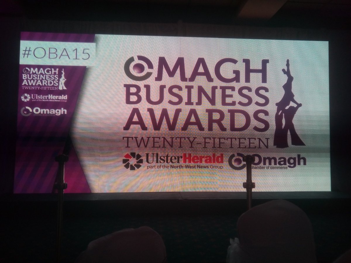 Thanks to the  Omagh chamber and Dominic.  Well done on a great night.  Enjoyed all. <a href="/StrabaneChamber/">Strabane Chamber</a> <a href="/OmaghChamber/">Omagh Chamber of Commerce and Industry</a>