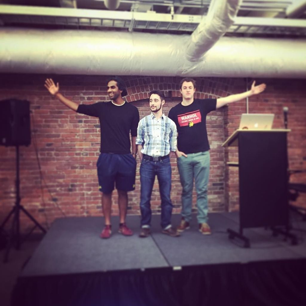 Alex_Donn's tweet photo. Team ProofingBuddy presenting at #kandyhack with an app that is the Uber of Email Proofing! @kandy_io @japor @paulp… https://t.co/J2Sob928EW