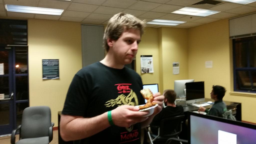 UODevClub's tweet photo. Thanks, Roaring Rapids. You are delicious! #HackTownUSA2015 https://t.co/rxGfXHc6GY