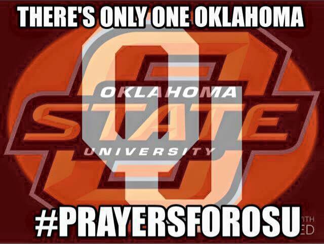 OUClubofCO's tweet photo. Our home state was struck with unimaginable tragedy.  We are all Oklahoman's first. #PrayersForOkState https://t.co/nstTGOAuBs