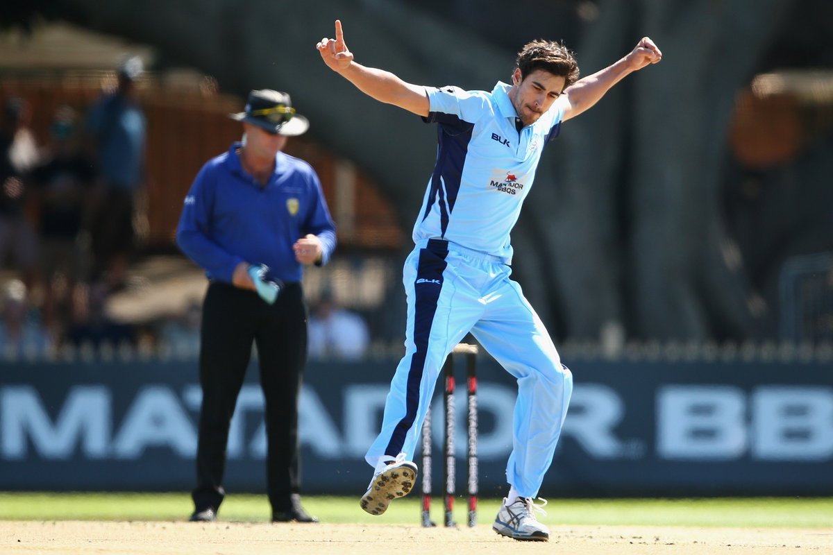cricketcomau's tweet photo. .@mstarc56's #MatadorCup...

Matches: 6
Wickets: 26
Average: 8.12
Strike rate: 12.3
Stumps destroyed: Bulk https://t.co/uYGCdYecjy