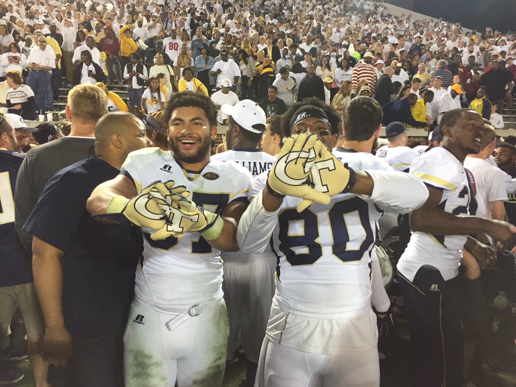 GeorgiaTechFB's tweet image. THAT JUST HAPPENED!!! #TogetherWeSwarm