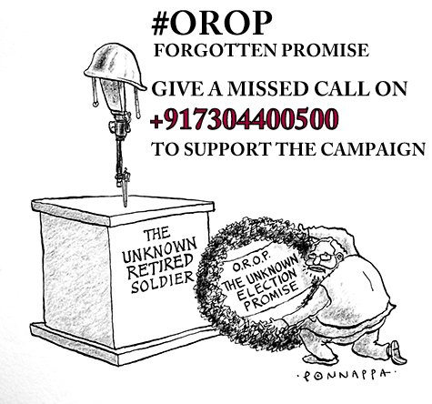 pskandhala's tweet photo. #OROP #OROP #OROP #OROP @narendramodi @BJP4India @adgpi @Gen_VKSingh @arunjaitley @manoharparrikar #OROPFIGHT https://t.co/Q0drrie3v7