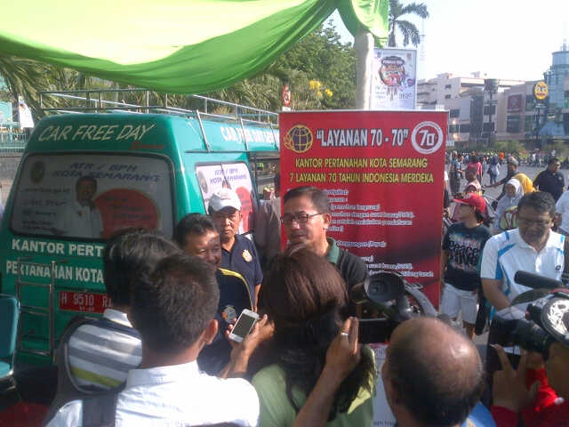 kantahkotasmg's tweet photo. Kunjungan Bpk Menteri @TheOfficialFMB ke cfd Simpang Lima Semarang @atr_bpn #cfdATRBPN https://t.co/uOztGc7WmM