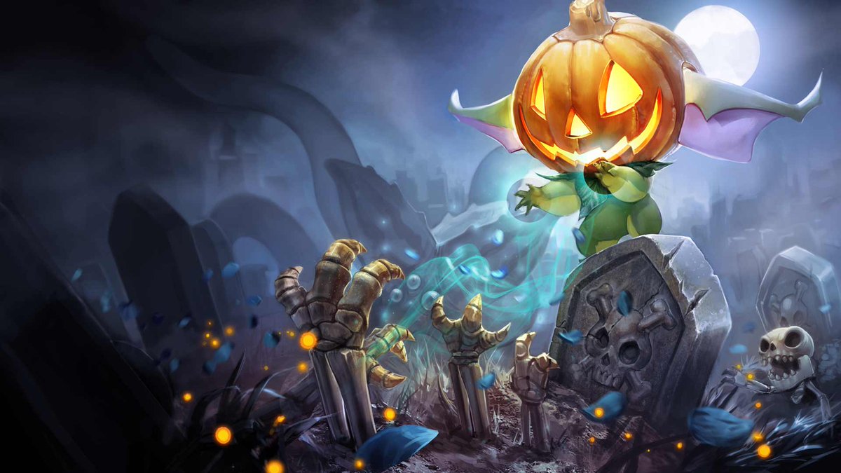VaingloryJP's tweet photo. 皆さん、ハロウィンスペシャルスキンをアンロック出来るのは、あと５日です！それを過ぎるとアンロック出来ません。（一度アンロックすればずっと使うことが出来ます！）欲しい方はお忘れなく！ https://t.co/cz5tUN7clB