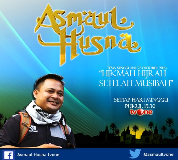 asmaultvone's tweet photo. Ikuti Asmaul Husna jam 15.30 hanya di tvOne . jgn lupa share post ini tweeps https://t.co/VJkbhWXzdv