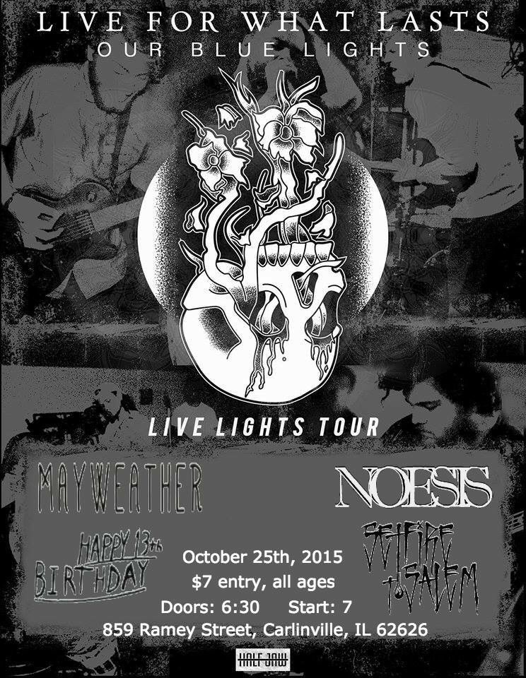 setfiretosalem's tweet photo. Tomorrow night! We're in Carlinville with some badasses like @OurBlueLights @LFWLBAND and @noesisband https://t.co/mUeO1GIUJ5