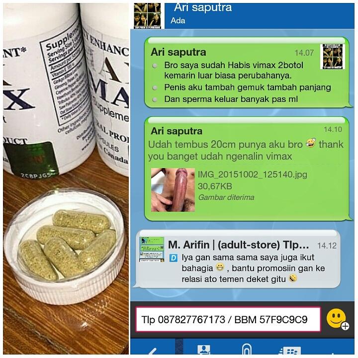 vimaxdibandung's tweet image. Jual #Vimax Asli Obat pembesar penis, Terbukti! bbm 57F9C9C9 |&amp;gt;onclinic24.net #bisyar #bispak @IklanSOLO