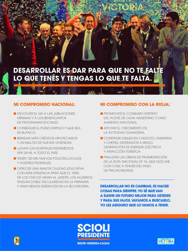 nestorgbosetti's tweet photo. El proyecto de los riojanos q se consolidó el 5J ahora hay q garantizarlo con el voto a Scioli BederGryRicardoJavier https://t.co/PyVEfYVOs6