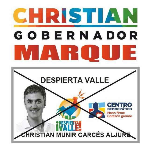 SusanaCorreaBor's tweet photo. Por una Gobernación del Valle del Cauca honesta, vota por CRHISTIAN GARCÉS #DespiertaValle #VotoCentroDemocratico https://t.co/XdBRxJthK1