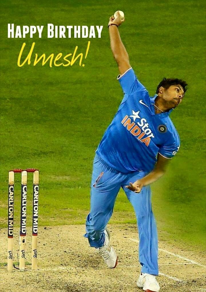 Happy birthday, Umesh Yadav! :) 