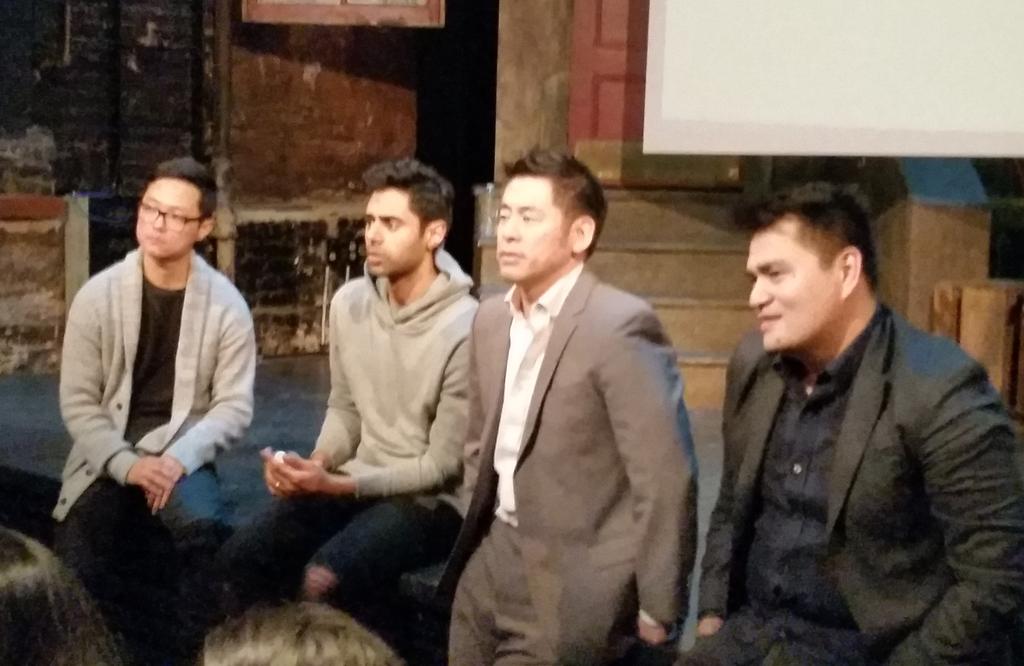 thenyic's tweet image. After incredible #HomecomingKingShow @hasanminhaj @SteveChoiNYIC @joseiswriting discuss #modelminoritymyth