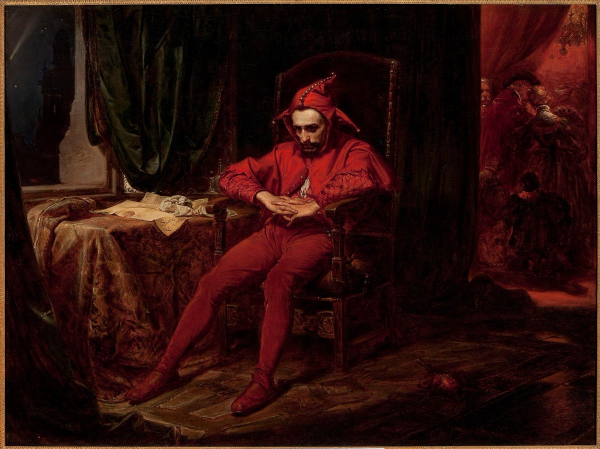 HarimBGutierrez's tweet image. Un bufón.
"Stańczyk" por Jan Matejko Museo Nacional de Varsovia, dominio público, via
commons.wikimedia.org/wiki/File:Jan_…