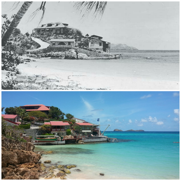SaintBarthcom's tweet photo. .@ER_StBarths Back in time Before and After. The legend lives on! - #EdenRock #StBarths #photo #vintage https://t.co/ZXqpb4cu85