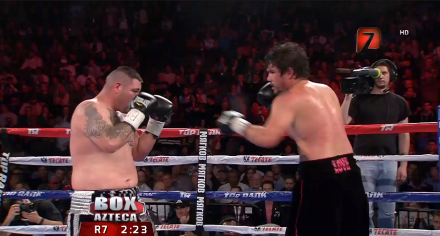 BoxAzteca7's tweet photo. #HayTiro

"Andy Ruiz mejora pelea a pelea y su velocidad se incrementó de manera significante", @Jcchavez115 https://t.co/7iwoMfLazd