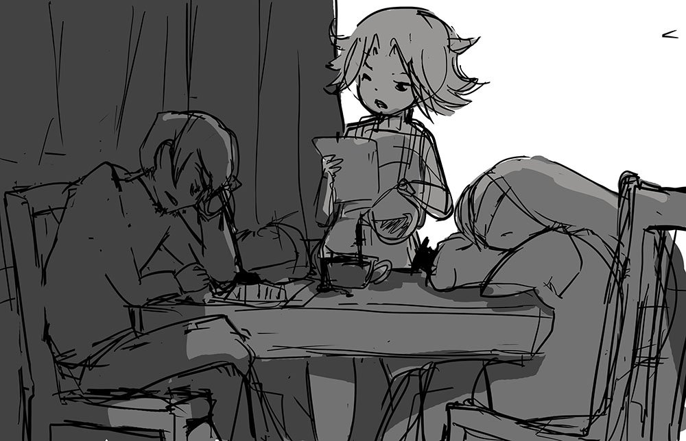 Just another day in Zero's office #codegeass #WIP 