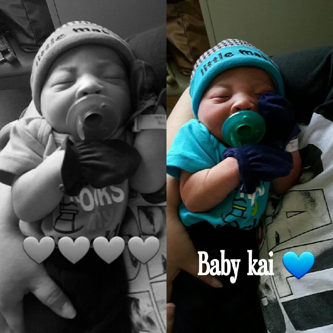Skittles7375's tweet photo. Got to meet baby Kai today 💙💙👶 #BabyFever #UntilHeCries lmao https://t.co/ruSyqVYgCl