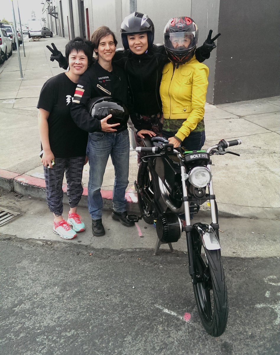 MondayMotorbike's tweet photo. @amberroyVR It was our pleasure getting you out for a rip during our #LadiesOnly #BoltDemoDay session. #BoltBabe https://t.co/hjPuqm3qka