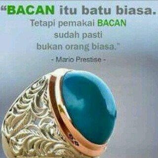 Beruntung Yang Punya Batu #Bacan