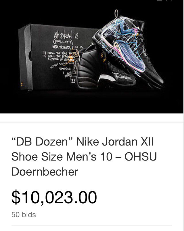 sneakercircus's tweet photo. Nike have started their first Doernbecher auction, who's ready to remortgage their house for a good cause? #Nike https://t.co/LVQO5iHMGZ