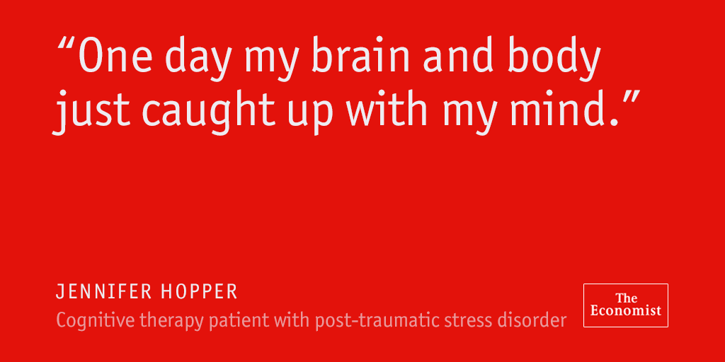 TheEconomist's tweet photo. Neural research is helping to reveal how people get stuck in a state of fear https://t.co/J9JRqY3GuB https://t.co/udkc6St5yq