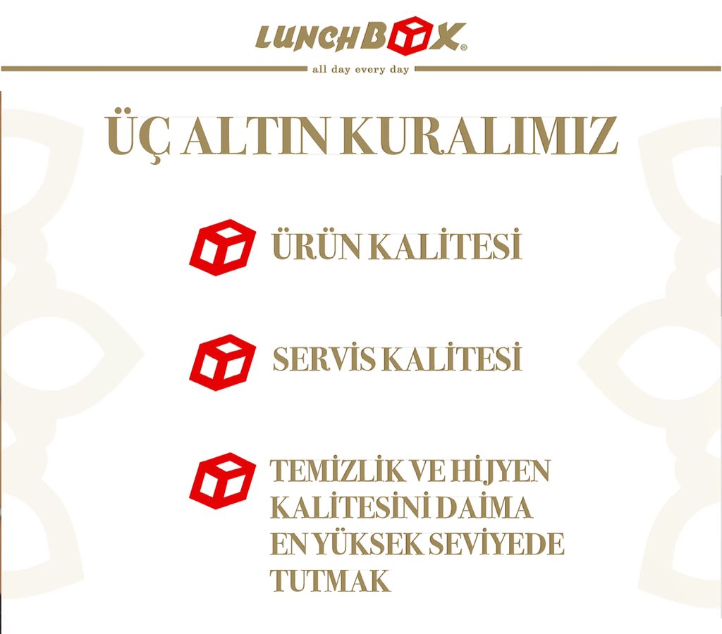 Lunch Box olarak size en kaliteli hizmeti sunmayı hedefliyoruz...
#LunchBox #worldcuisine