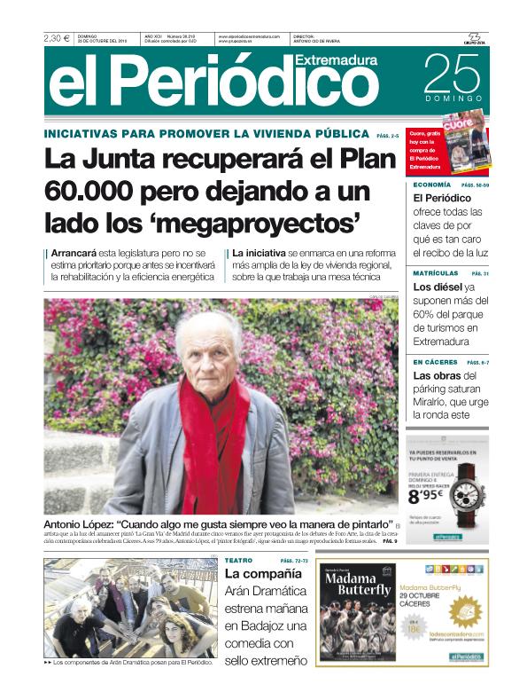 Comedia 'made in' Extremadura ow.ly/TObX7 El montaje de <a href="/arandramatica/">Aran Dramatica</a>, en la portada del <a href="/EPExtremadura/">El Periódico Extremadura</a>