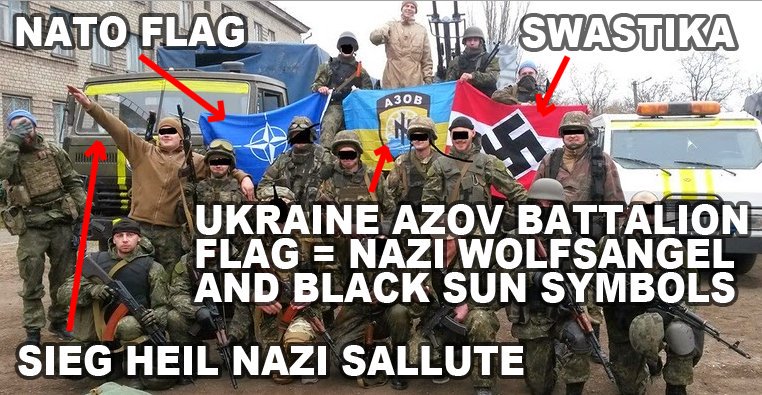 DracoDoclean's tweet photo. Ukrainian radicals in #NATO uniforms destroyed in #Syria 

https://t.co/WqGJFtQtjE

#Ukraine #Russia #ISIS #ISIL https://t.co/R32KMlBlYY
