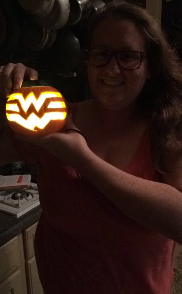 SoAnywaySoPod's tweet photo. Killed it in the first W... Lost sight of the goal on the bottom W #carvingfail #wonderwoman #kidagain https://t.co/k1AbHfT0Al