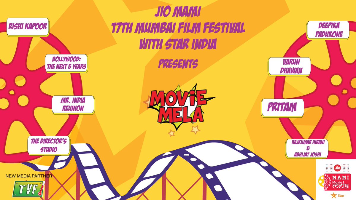 anupamachopra's tweet photo. They are going to be at the @Mumbaifilmfest #MovieMela, are you? https://t.co/ur4owafKsr https://t.co/md8JYfNluS