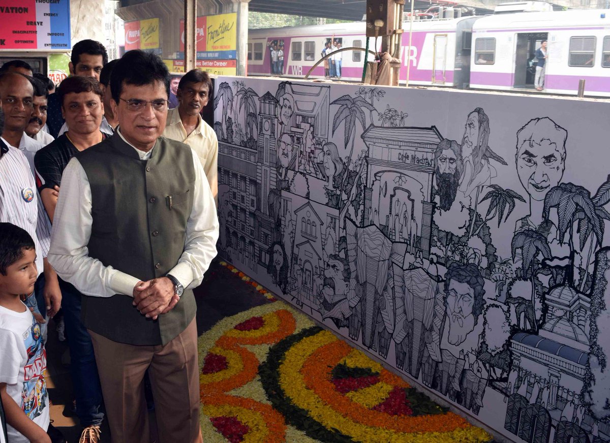 KiritSomaiya's tweet photo. participated in MatungaStn beautification project of Making A Difference 
Good Initiative under #SwatchchhBharat https://t.co/Kld8ykcIWp