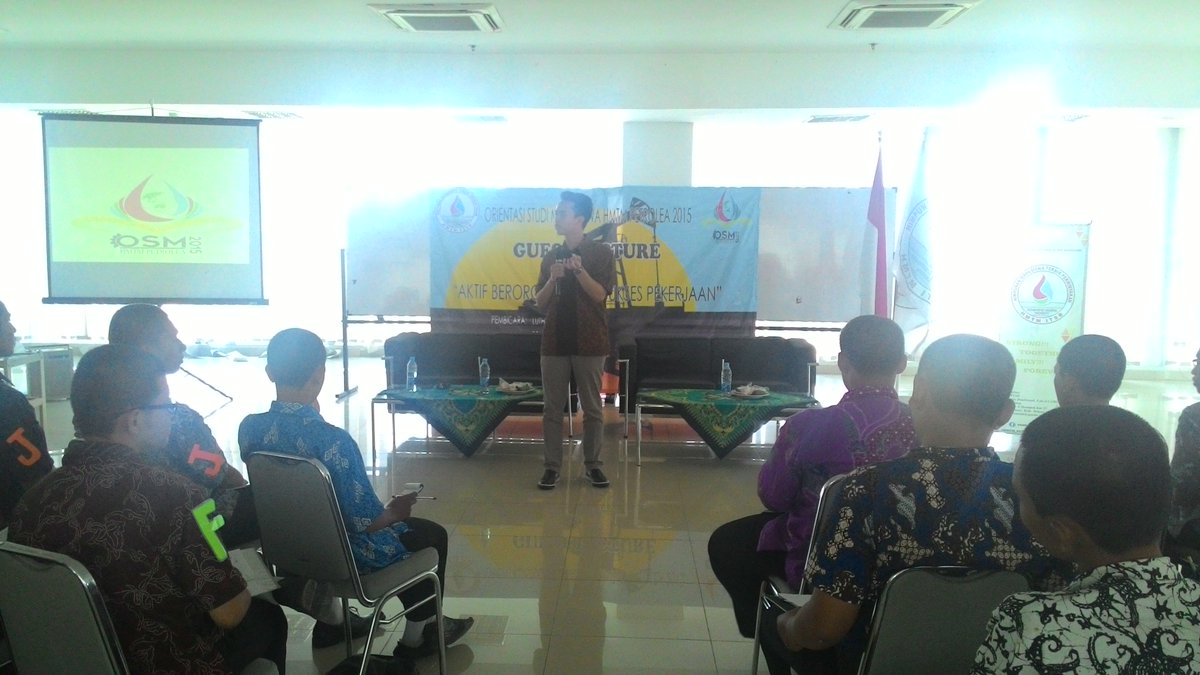 Guest Lecture: Aktif Berorganisasi dan Sukses dalam Pekerjaan