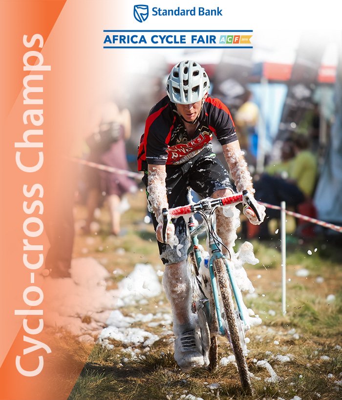 <a href="/HunterJozi/">Hunter Cycling</a> Cyclocross Champs @ 1.30pm. Any bike (cx/mtb best option) 40 min+1 lap.R100 fair entry&amp;race, Cool Prizes